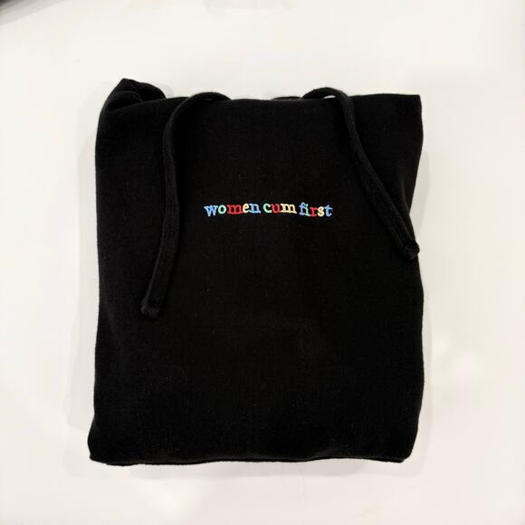 Voight by Valentina Black Hoodie Women Cum First Size S - Picture 1 of 5